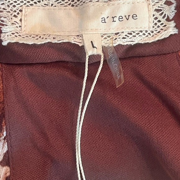 NEW A'Reve Gold Pleated Ruched Maxi Dress - Picture 9 of 14